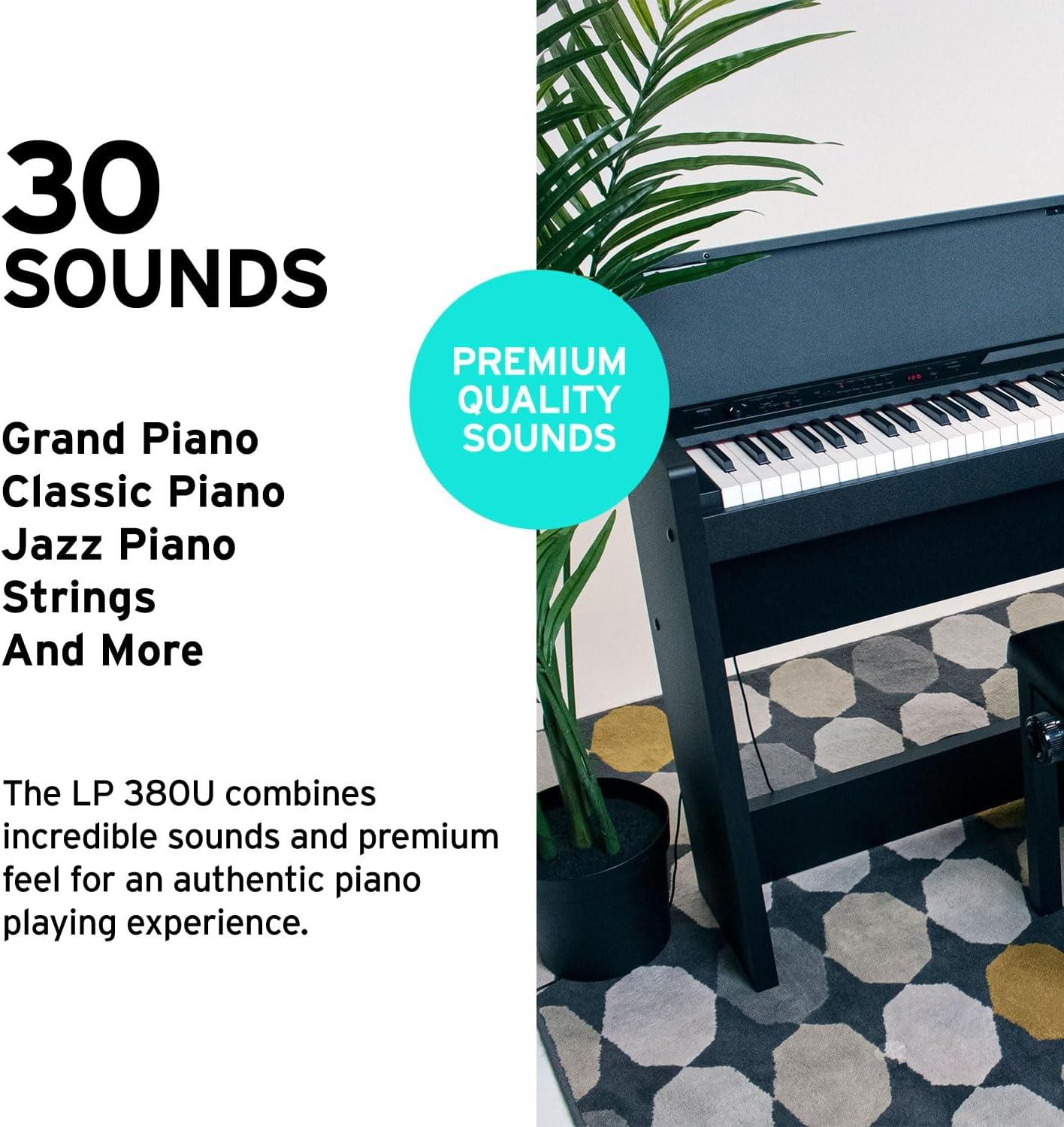 Korg LP380 Digital Piano in Black - Andertons Music Co.